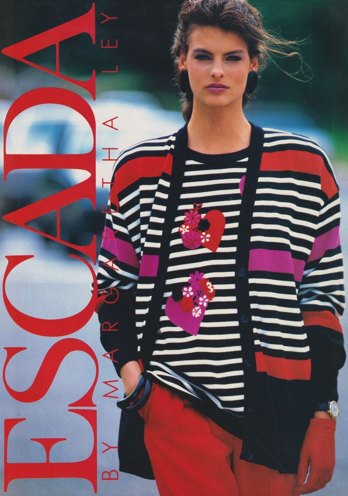 Linda Evanglista, reklam för Escada