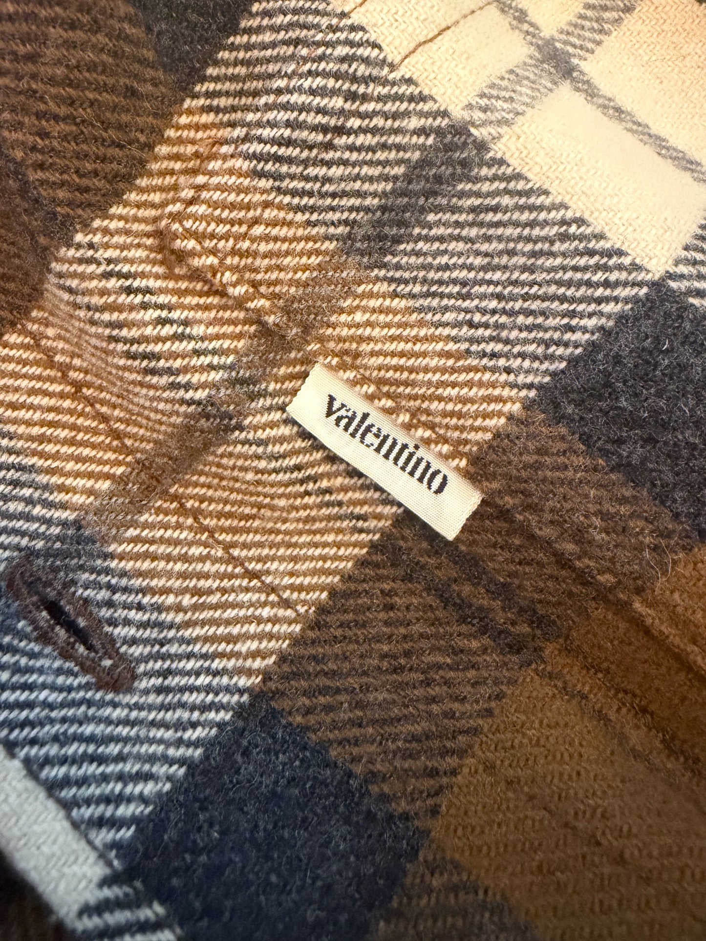 Valentino rutig skjorta – klassisk flanell