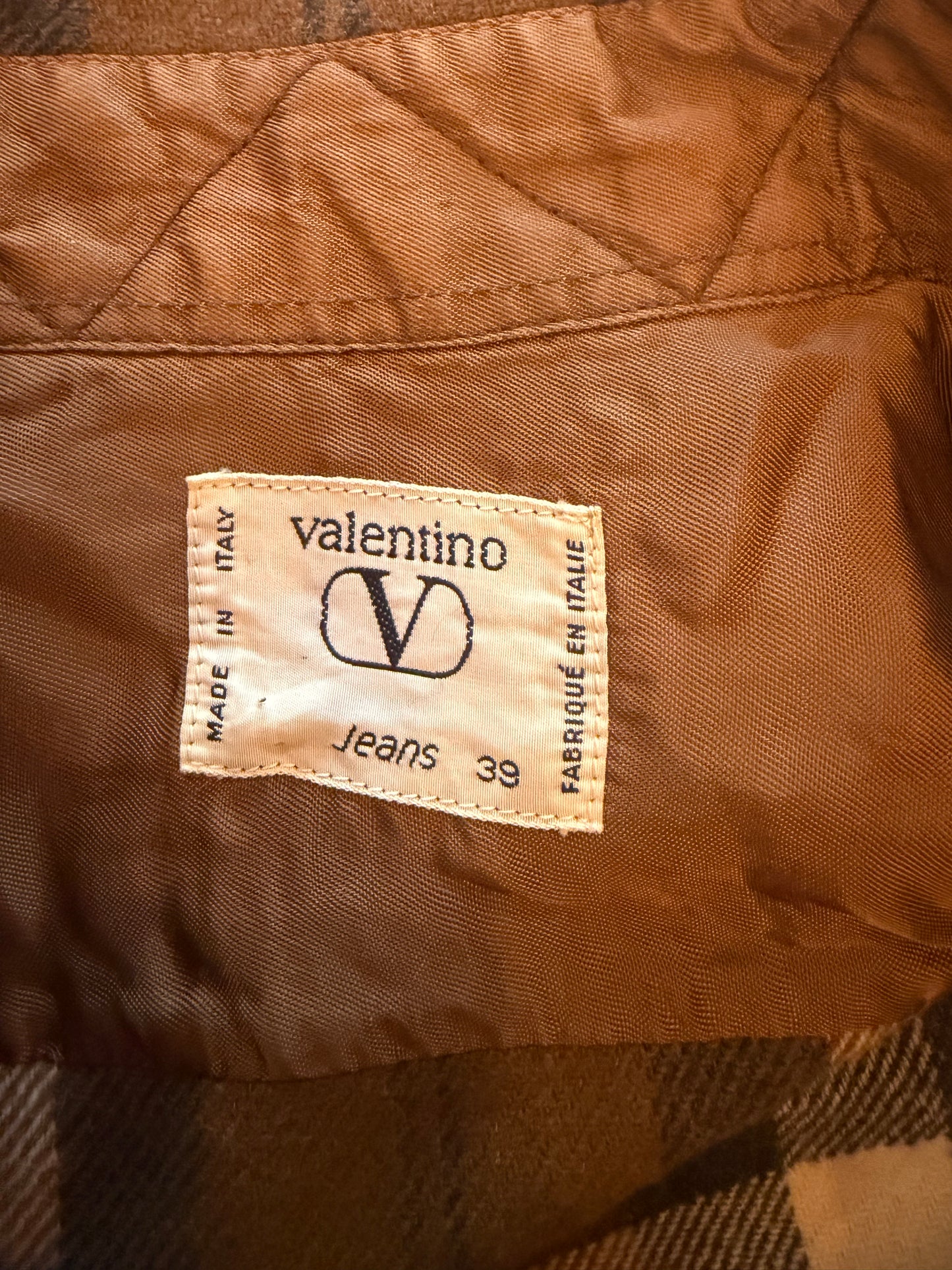 Valentino rutig skjorta – klassisk flanell