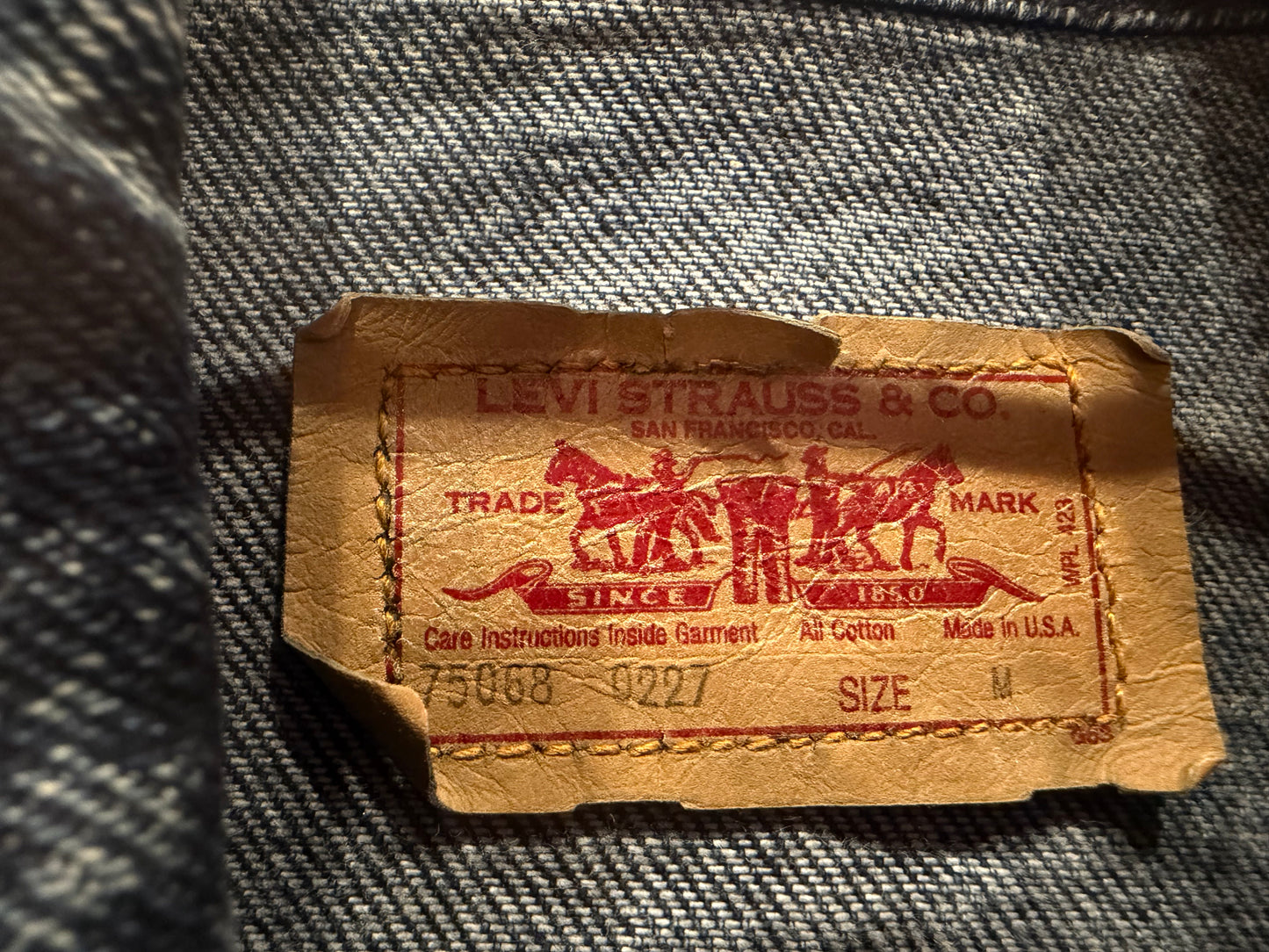Levi’s jeansjacka – Made in USA 80/90-tal