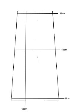 Yves Saint Laurent sammetskjol