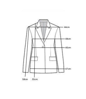 Yves Saint Laurent kavaj – cerise vintage statement